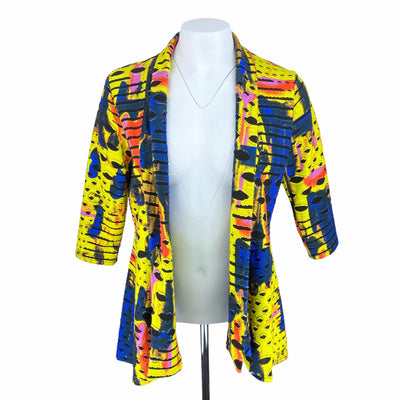 Chantal Côté Design 10$ to 25$
17.5&quot; Chest
27&quot; Length
Black
Blue
Cardigan
Chantal Côté Design
Excellent Condition
Orange
Quebec
Rare Find
Size Small
Sweaters
W0057-2175
Women
Yellow