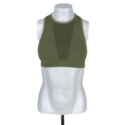Puma 10&quot; Length
10$ to 25$
13&quot; Chest
Activewear
Beige
Excellent Condition
Olive
Padded Bra
Puma
Size XS
Sports Bra
W0087-3261
Women