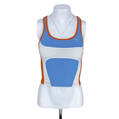 Nike 10$ to 25$
13.5&quot; Chest
17&quot; Length
Active Tank Top
Activewear
Blue
Excellent Condition
Nike
Orange
Size XS
Sports Bra
W0093-3463
White
Women