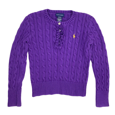 Ralph Lauren 10$ to 25$
12.5&quot; Chest
16&quot; Length
Cable Knit
G0018-1129
Gently Used
Girls
Long Sleeve Sweater
Purple
Ralph Lauren
Size 10Y
Size 8Y
Size 9Y
Sweaters
Yellow