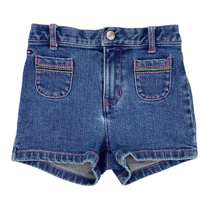Tommy Hilfiger 10$ to 25$
17&quot; Waist
8&quot; Length
Blue
Denim Shorts
Elastic Waist
Excellent Condition
G0018-1116
Girls
Green
Pink
Shorts
Size 12 to 18 Months
Tommy Hilfiger