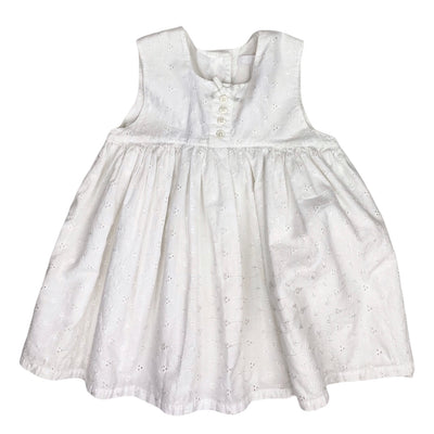 H&amp;M 10$ to 25$
10.5&quot; Chest
17&quot; Length
Casual Dress
Dresses
Excellent Condition
G0016-1058
Girls
H&amp;M
Size 9 to 12 Months
White