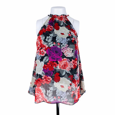 Dynamite 10$ to 25$
15.5&quot; Chest
24&quot; Length
Black
Blue
Dynamite
Excellent Condition
Floral Print
Purple
Quebec
Red
Size XS
Sleeveless Blouse
Tops
W0039-1501
White
Women