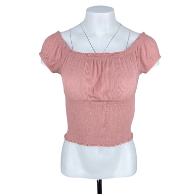 Revamped 13.5&quot; Chest
16&quot; Length
Excellent Condition
Pink
Revamped
Short Sleeve Top
Size Small
Tops
Under 10$
W0087-3288
Women