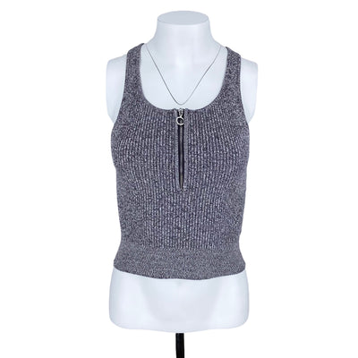 Dynamite 10$ to 25$
11.5&quot; Chest
18&quot; Length
Dynamite
Excellent Condition
Grey
Half Zip Up
Quebec
Silver
Size XS
Sleeveless Top
Tops
W0089-3341
Women
Zip Up