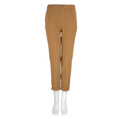 Pull &amp; Bear 10$ to 25$
28&quot; Waist
35&quot; Length
_label_New With Tags
Brown
Elastic Waist
Excellent Condition
New With Tags
Pants
Pull &amp; Bear
Size Medium
Stripe Print
Trousers
W0096-3601
Women