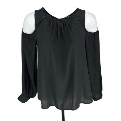 Forever 21 10$ to 25$
20.5&quot; Chest
23&quot; Length
Black
Excellent Condition
Forever 21
Long Sleeve Blouse
Open Shoulder
Size Medium
Tops
W0078-2912
Women