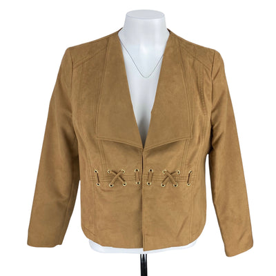 Tanjay 20&quot; Length
25$ to 50$
Coats &amp; Jackets
Excellent Condition
Gold
Jacket
Petite
Size 12
Tanjay
W0085-3186
Women