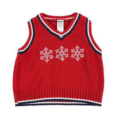 George 10&quot; Chest
10&quot; Length
B0010-494
Boys
Excellent Condition
George
Navy
Pullover Sweater
Red
Size 12 Months
Sleeveless
Sweaters
Under 10$
White
Winter