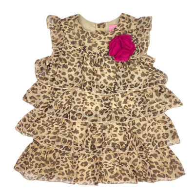 Made With Love By Place 10&quot; Chest
15&quot; Length
Beige
Brown
Casual Dress
Dresses
Excellent Condition
G0016-1051
Girls
Leopard Print
Made With Love By Place
Pink
Size 9 to 12 Months
Under 10$
