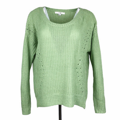 Forever 21 10$ to 25$
23&quot; Chest
27&quot; Length
Excellent Condition
Forever 21
Green
High Front / Low Back
Long Sleeve Sweater
Size Large
Sweaters
W0031-1224
Women
