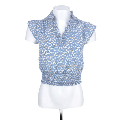 Monteau 10$ to 25$
15.5&quot; Chest
17&quot; Length
Blue
Excellent Condition
Floral Print
Monteau
Short Sleeve Blouse
Size XS
Tops
W0093-3461
White
Women