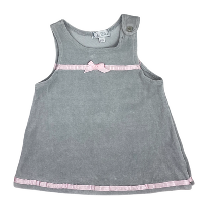 Quiltex 10$ to 25$
10.5&quot; Chest
14&quot; Length
Casual Dress
Dresses
Excellent Condition
G0016-1050
Girls
Grey
Pink
Quiltex
Size 6 to 9 Months